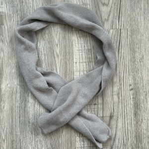 Aris Soft Gray Scarf Made from Angora/Lambswool/Nylon